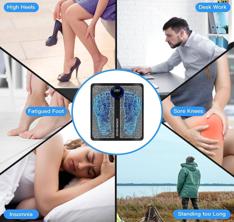 Electric Ems Foot Massager Pad