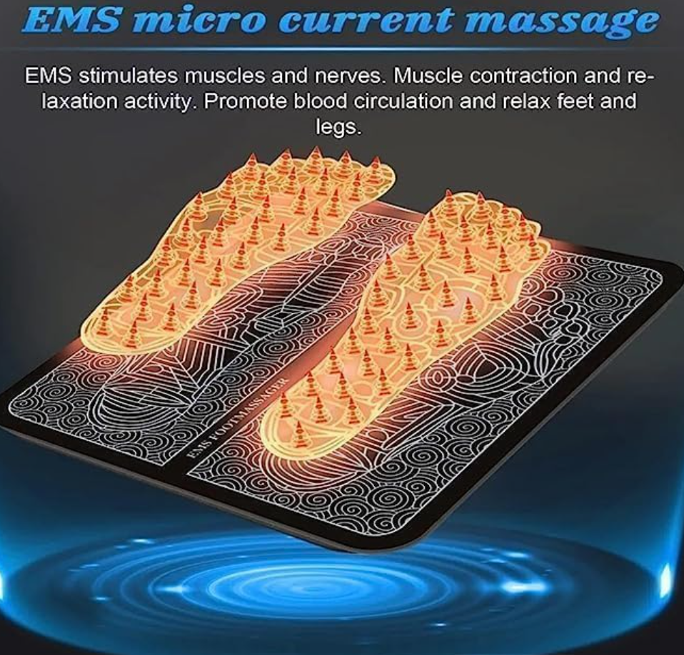 Electric Ems Foot Massager Pad