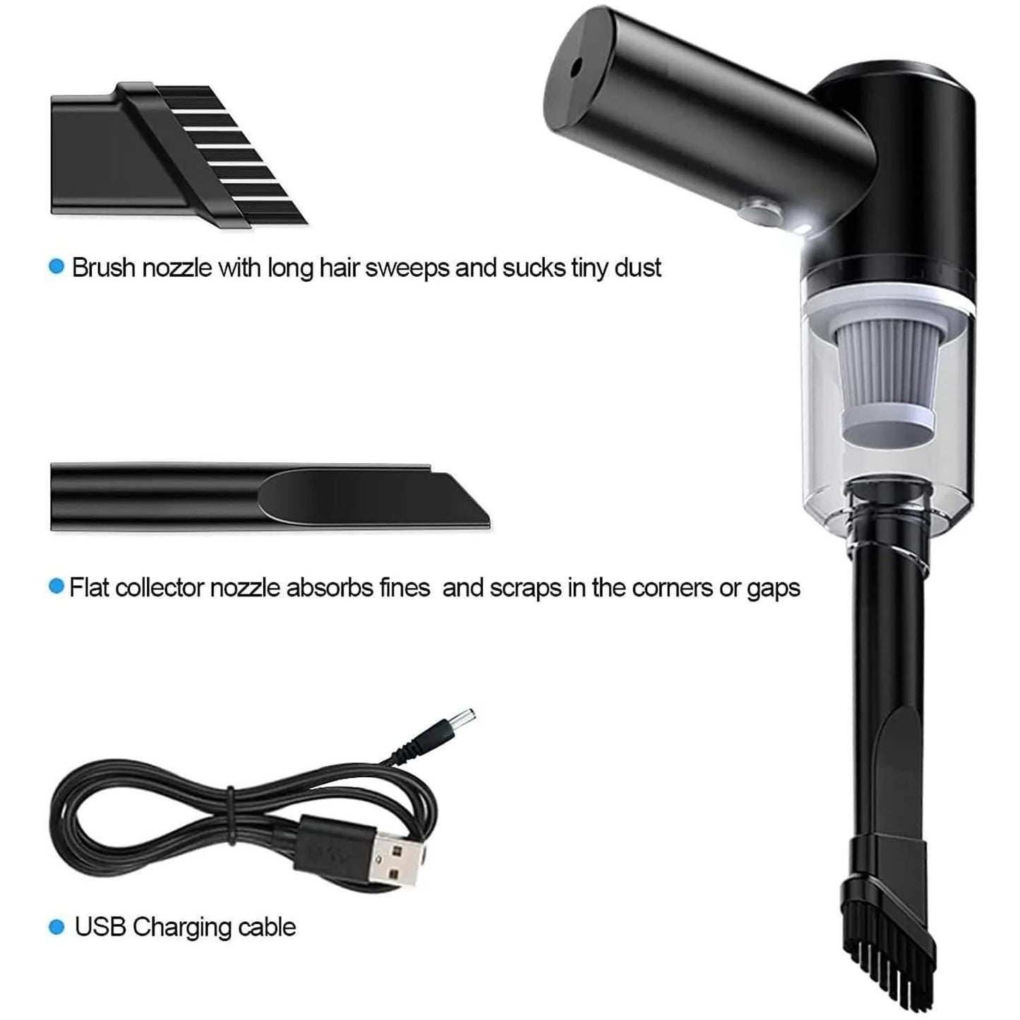 NanoVac🔍💨- Portable Vacuum Cleaner