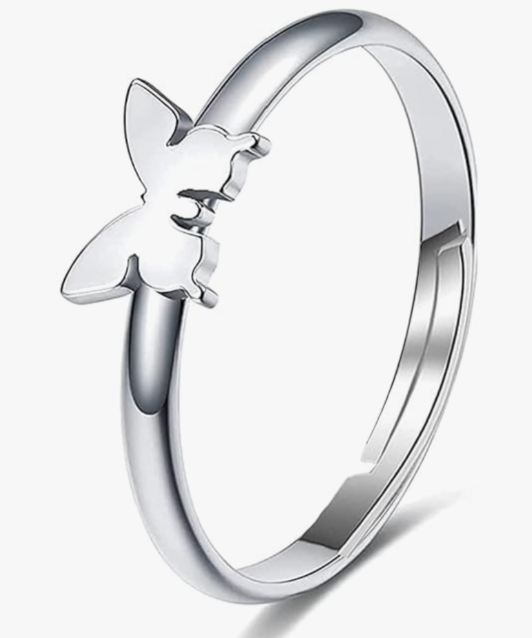 Trending Korean Butterfly Couple Ring